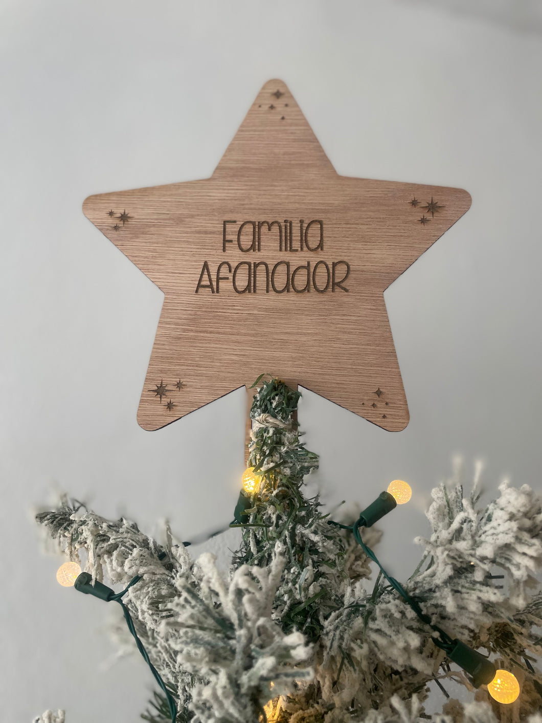 Custom tree topper Star