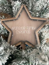 Load image into Gallery viewer, Custom Tree Topper Star with lights
