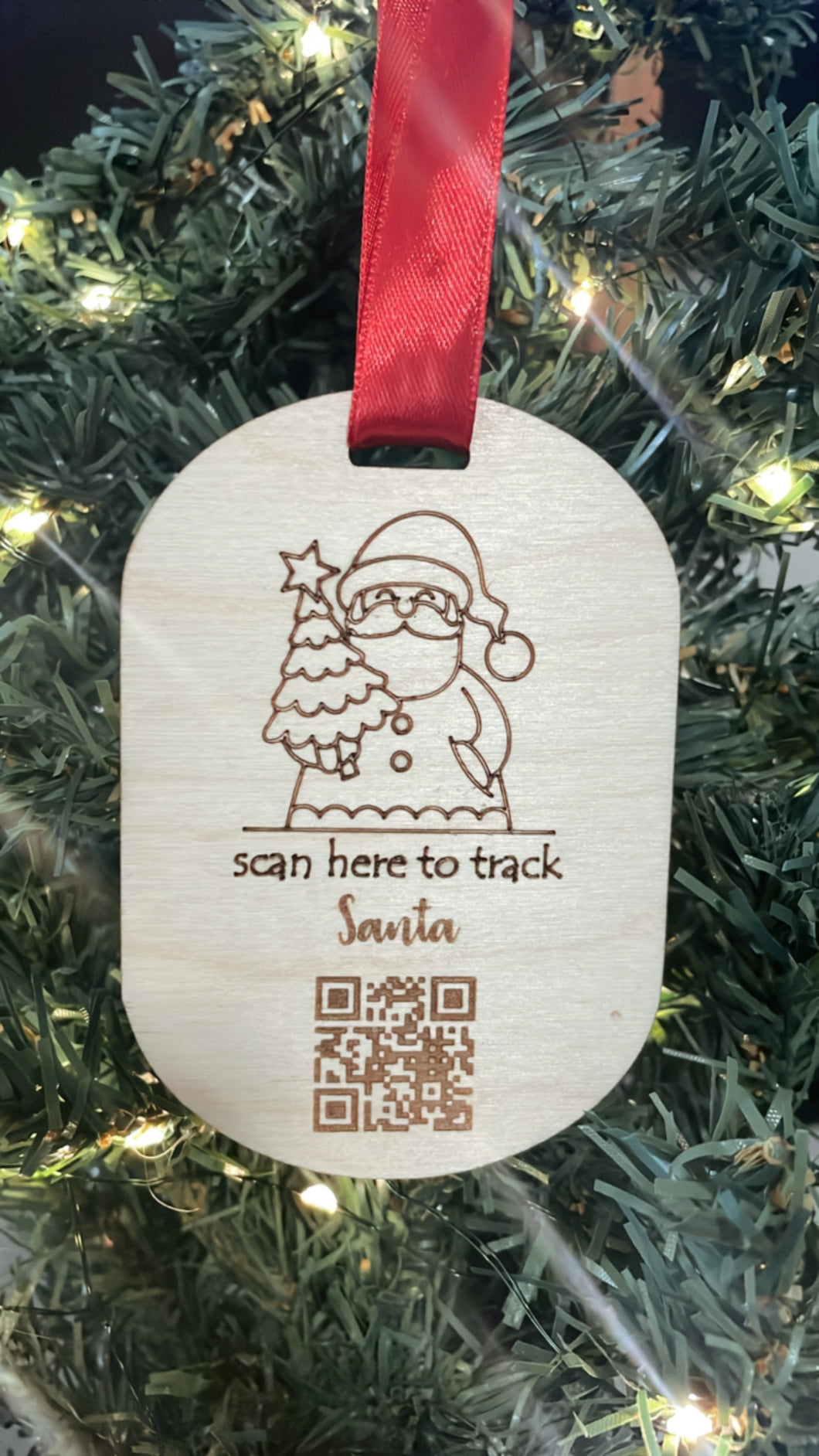 Santa Tracker ornament